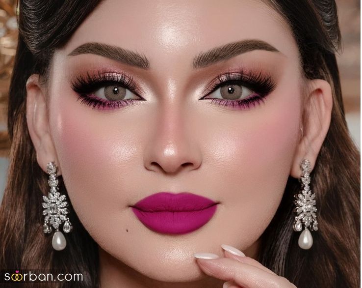 مدل آرایش صورت با رژ صورتی؛ دخترانه شیک و کیوت که حسابی نازت میکنه! 