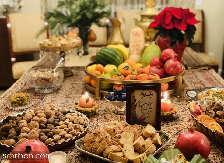 تزیین یلدا با 40 ایده ساده لاکچری و باکلاس که میتونی یه یلدایی راحت و شیک بچینی !