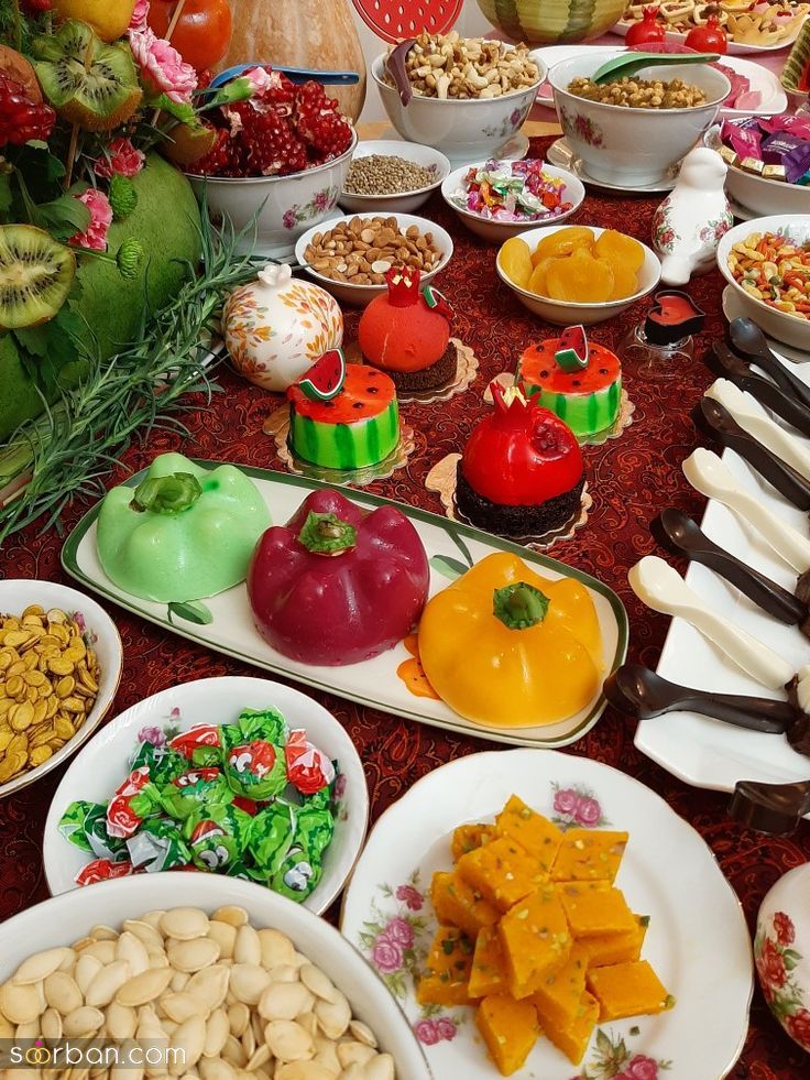 تزیین یلدا با 40 ایده ساده لاکچری و باکلاس که میتونی یه یلدایی راحت و شیک بچینی !