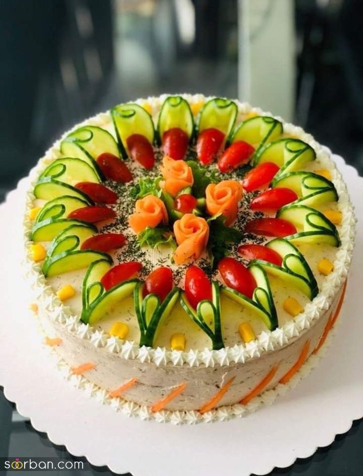 تزیین سالاد الویه شیک؛ 30 تزیین الویه مخصوص عروس هایی که میخوان سلیقشونو نشون بدن!