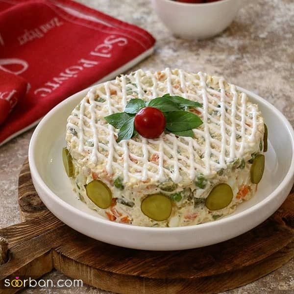 تزیین سالاد الویه شیک؛ 30 تزیین الویه مخصوص عروس هایی که میخوان سلیقشونو نشون بدن!