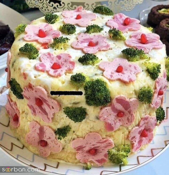 تزیین سالاد الویه شیک؛ 30 تزیین الویه مخصوص عروس هایی که میخوان سلیقشونو نشون بدن!