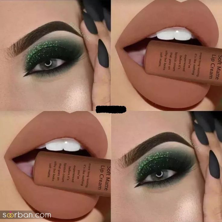 مدل آرایش صورت با رژ قهوه ای جدید و شیک؛ برای یک میکاپ منحصر به فرد و خاص!