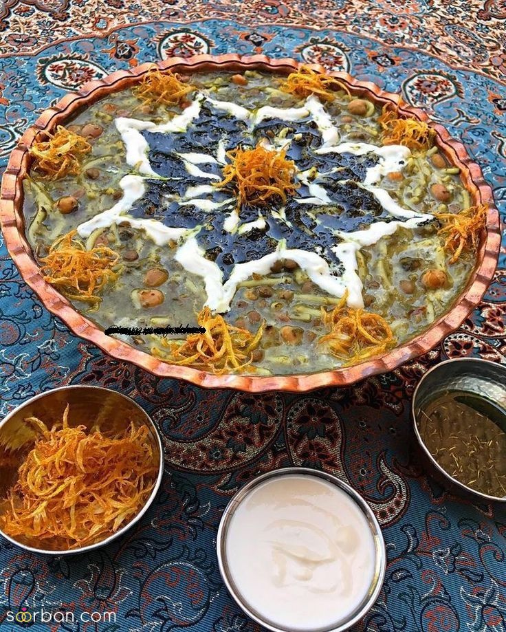 تزیین آش رشته شیک؛ تزیین آش رشته با ایده های شیک و خلاقانه مخصوص افطار 