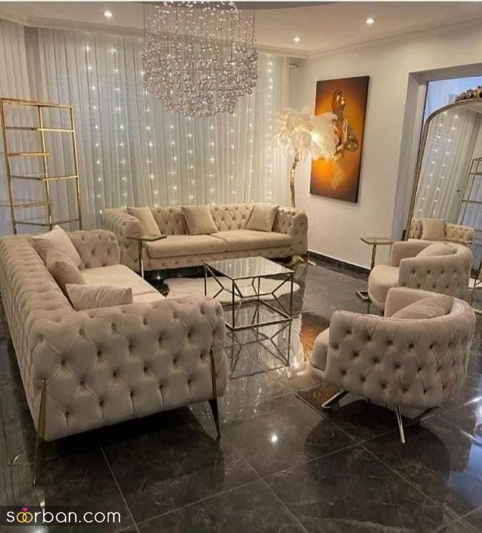 مدل پرده پذیرایی جدید 2025 / برای جهیزیه عروس مدرن و شیک