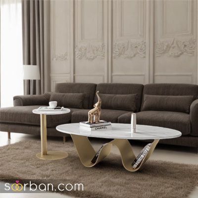 مدل میز جلو مبلی مدرن 2025 برای جهیزیه عروس/ باهاش پز شیک بودن جهیزیتو بده!