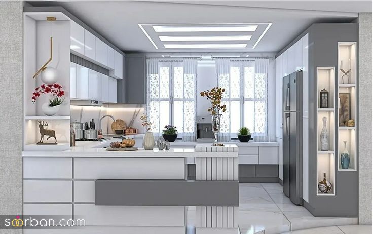 مدل کابینت آشپزخانه مدرن | 30 مدل کابینت مدرن برای آشپزخانه کوچک و بزرگ جهیزیه 2025