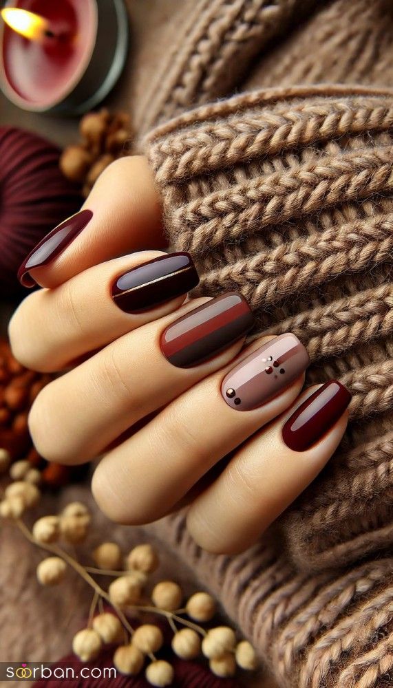 دیزاین ناخن ساده | جدیدترین طرح ناخن ساده برای ناخن زیبا
