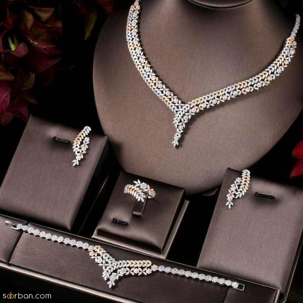 سرویس طلا عروس | سرویس طلا عروس 1404 از ظریف تا لاکچری و سنگین در طرح های متنوع