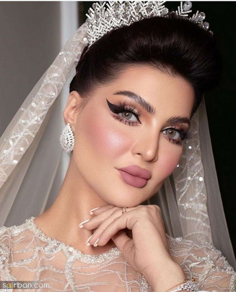 میکاپ خلیجی جدید | مدل میکاپ خلیجی جدید 1404 برای عروس و خانم های لاکچری پسند