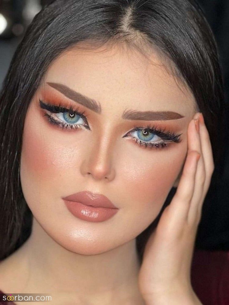میکاپ خلیجی جدید | مدل میکاپ خلیجی جدید 1404 برای عروس و خانم های لاکچری پسند