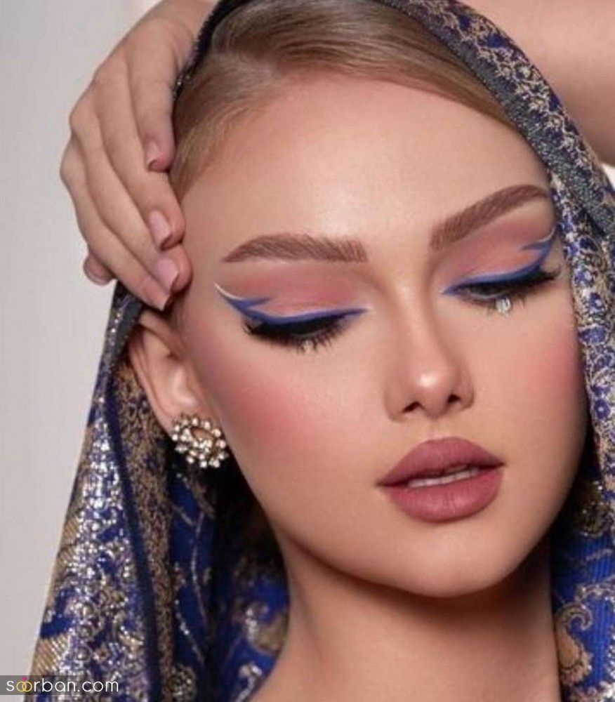 میکاپ خلیجی جدید | مدل میکاپ خلیجی جدید 1404 برای عروس و خانم های لاکچری پسند