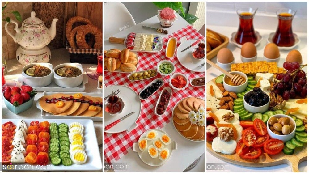 40 مدل تزیین صبحانه / برای داشتن یک صبحانه دو نفره عاشقانه خوشمزه 