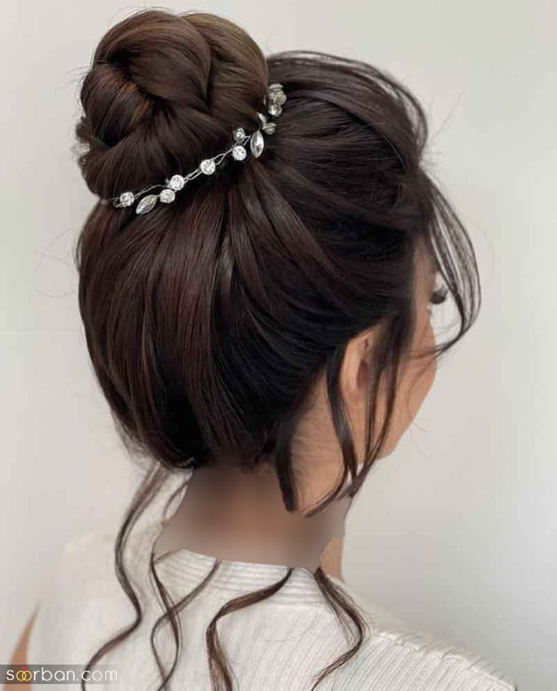 شینیون موی ۱۴۰۴ برای عروسی: ساده و شیک