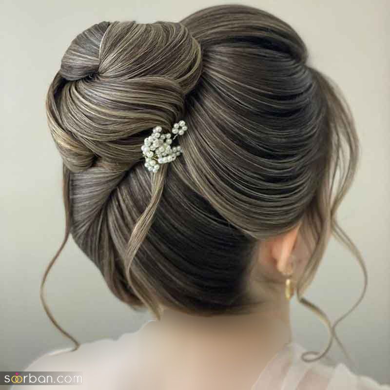 شینیون موی ۱۴۰۴ برای عروسی: ساده و شیک