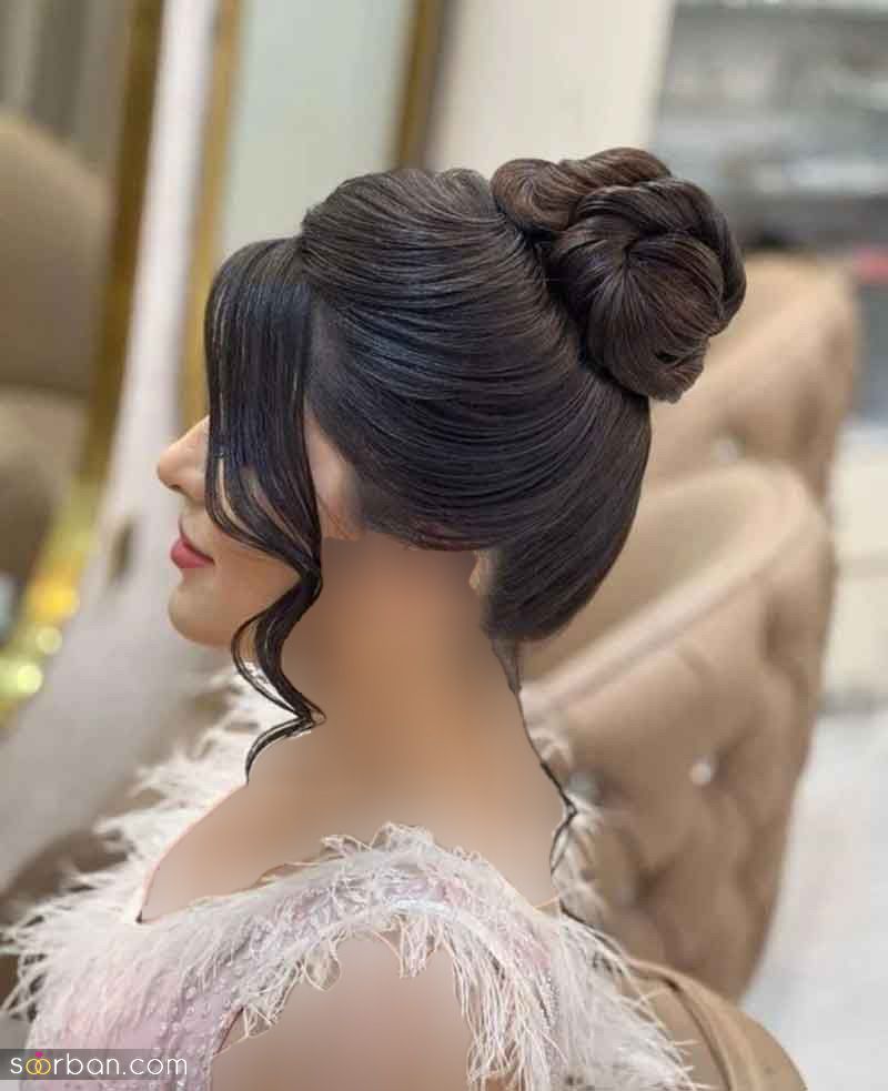 شینیون موی ۱۴۰۴ برای عروسی: ساده و شیک