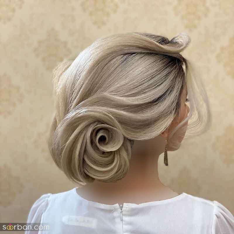 شینیون موی ۱۴۰۴ برای عروسی: ساده و شیک