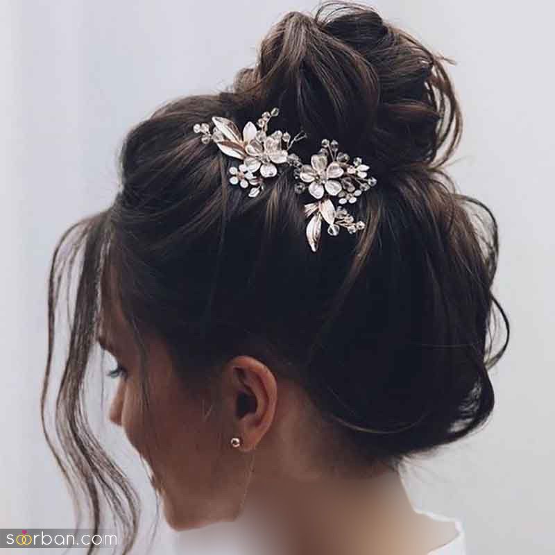 شینیون موی ۱۴۰۴ برای عروسی: ساده و شیک