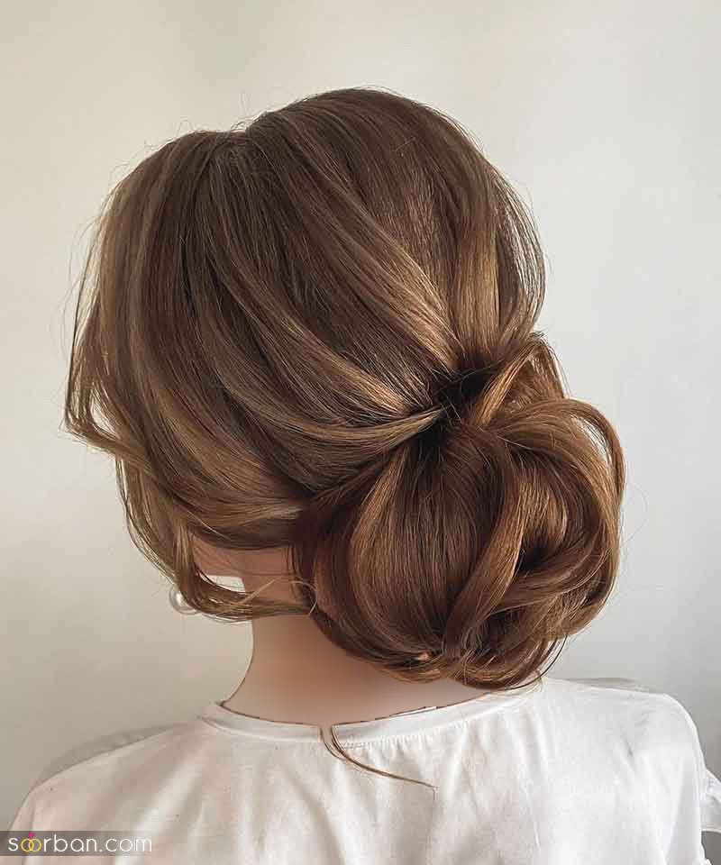 شینیون موی ۱۴۰۴ برای عروسی: ساده و شیک