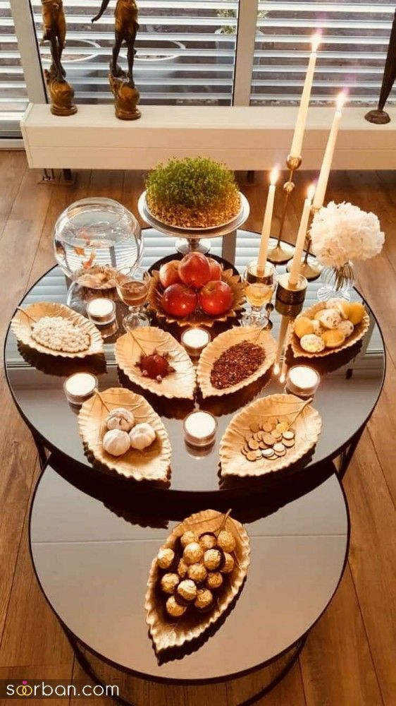 ظرف هفت سین | مدل جدید ظرف هفت سین 1404 از چوبی و مسی تا شیشه ای و سرامیکی