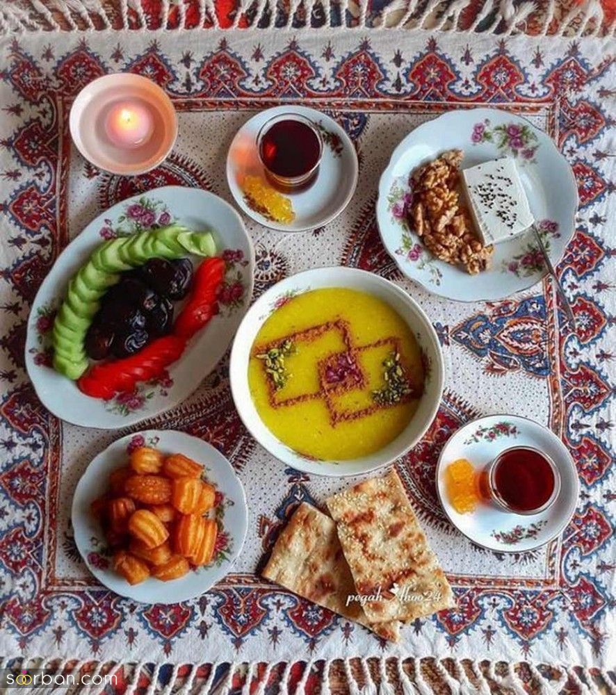 تزیین سفره افطار | بهترین نکات و روش های سال تزیین سفره افطار 2025