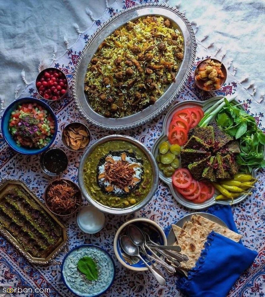 تزیین سفره افطار | بهترین نکات و روش های سال تزیین سفره افطار 2025