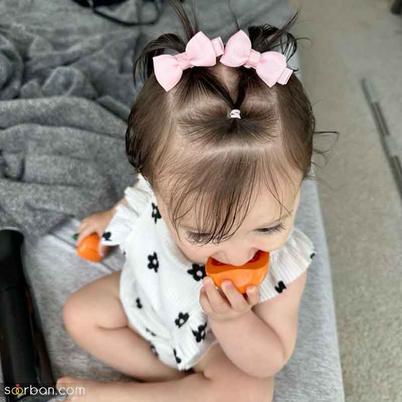 مدل مو بچگانه دخترانه برای عروسی مهمانی و تولد ۲۰۲۵ | مدل مو بچگانه باز و بسته بانمک و گوگولی