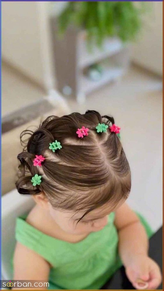 مدل مو بچگانه دخترانه برای عروسی مهمانی و تولد ۲۰۲۵ | مدل مو بچگانه باز و بسته بانمک و گوگولی