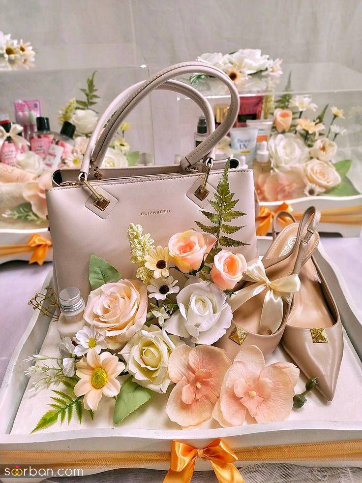 ایده برای تزیین عیدی عروس 1404 با روشهای جدید و گل آرایی ویژه