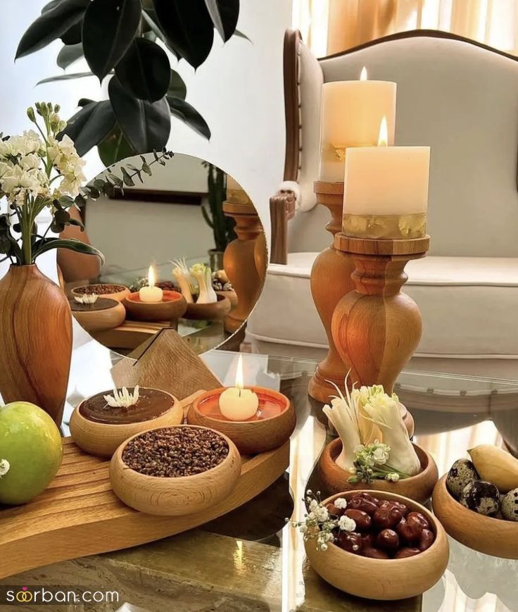 مدل هفت سین چوبی | شیک ترین طرح هفت سین چوبی مدرن و مینیمال
