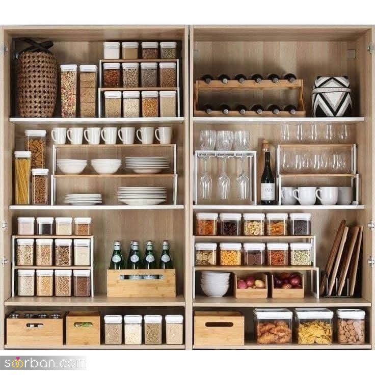 چیدمان داخل کابینت عروس | جدیدترین ایده تزیین و چیدمان داخل کابینت جهیزیه عروس 
