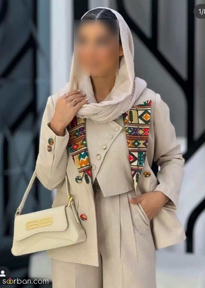 مدل مانتو شلوار ست برای عید | مدل مانتو شلوار ست برای عید ۱۴۰۴ جنجالی در همه طرح ها و مدل ها