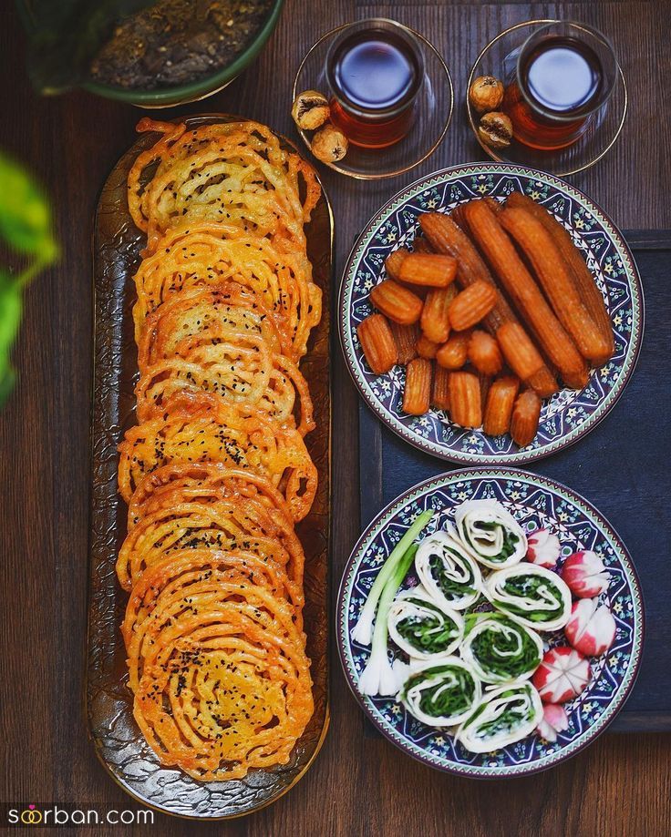 تزیین سفره ماه رمضان ۱۴۰۴ | زیباترین ایده تزیین سفره ماه رمضان برای پاگشای عروس