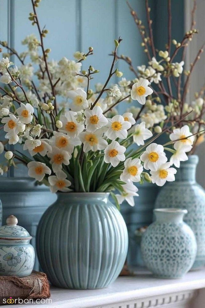 گلدان جهیزیه عروس | 25 مدل گلدان جهیزیه عروس در طرح های بسیار متنوع و جذاب