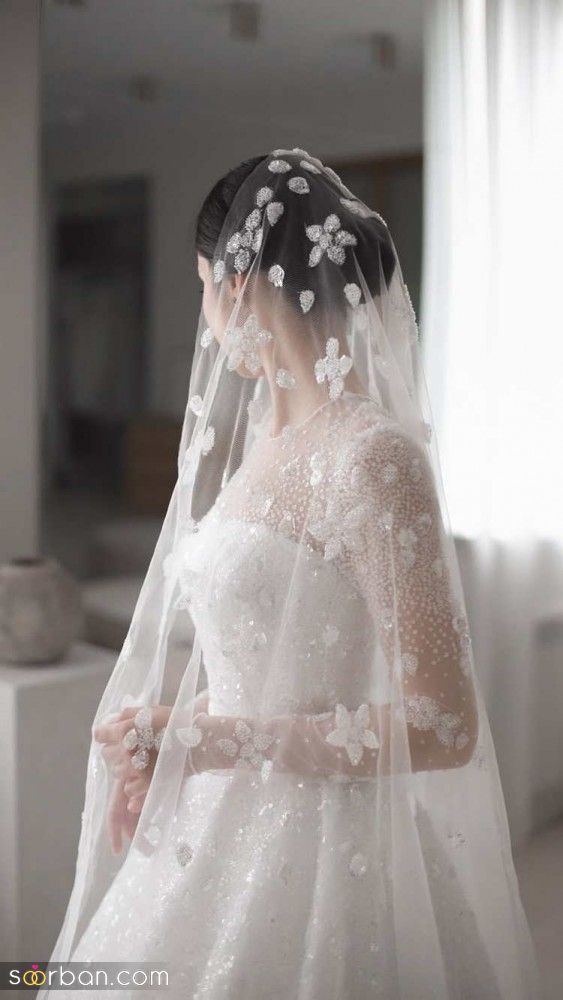 ژست عکاسی عقد تکی عروس | 17 ژست عکاسی عقد از عروس تکی ساده و لاکچری