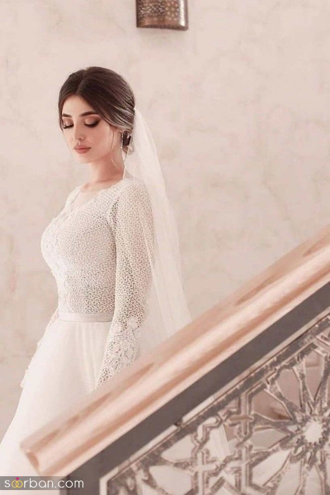 ژست عکاسی عقد تکی عروس | 17 ژست عکاسی عقد از عروس تکی ساده و لاکچری