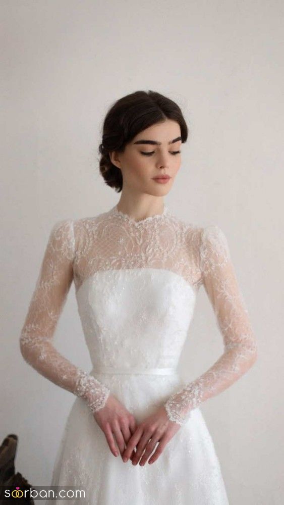 ژست عکاسی عقد تکی عروس | 17 ژست عکاسی عقد از عروس تکی ساده و لاکچری