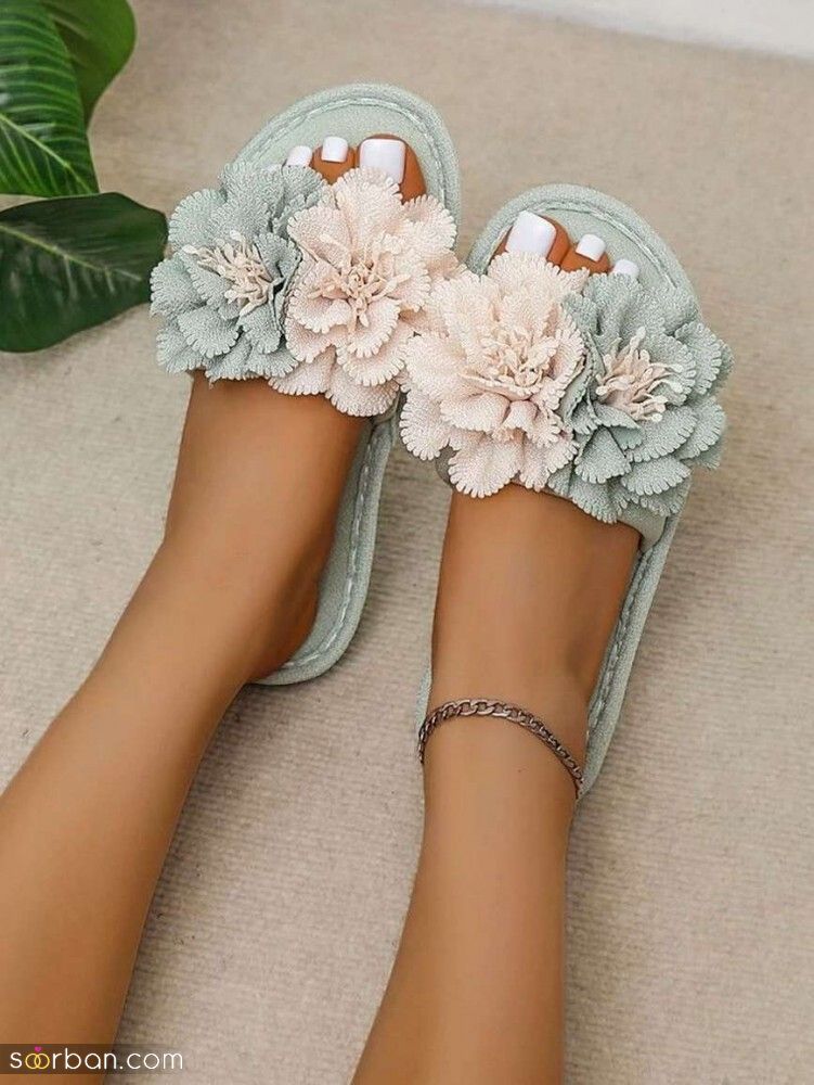 دمپایی رو فرشی مدل جدید | 20 جدیدترین مدل های دمپایی رو فرشی بسیار شیک و دلبر