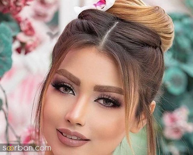 مدل مو عروس پیشانی بلند | جدیدترین مدل مو عروس برای عروس با پیشانی بلند + تصاویر