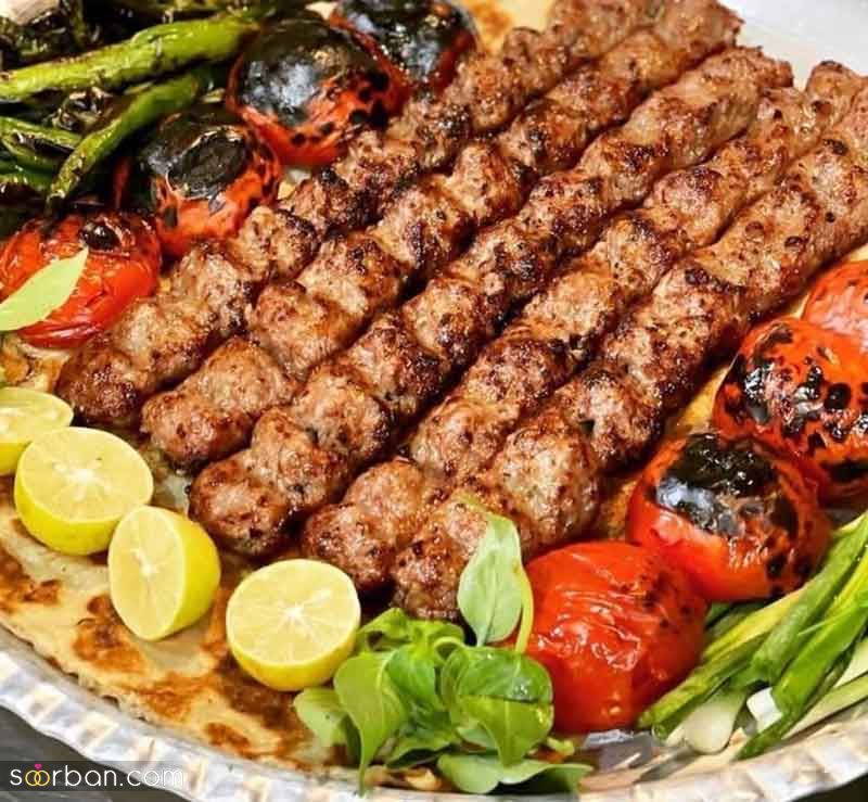 تزیین کباب کوبیده 2025 | ایده‌های لذیذ برای تزئین که مهمان‌هایت را شگفت‌زده خواهد کرد