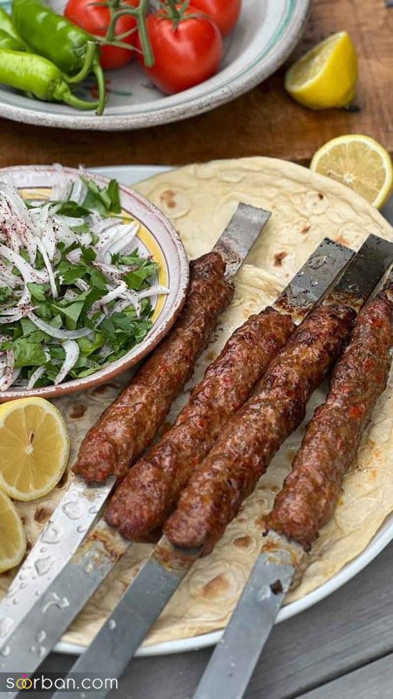 تزیین کباب کوبیده 2025 | ایده‌های لذیذ برای تزئین که مهمان‌هایت را شگفت‌زده خواهد کرد