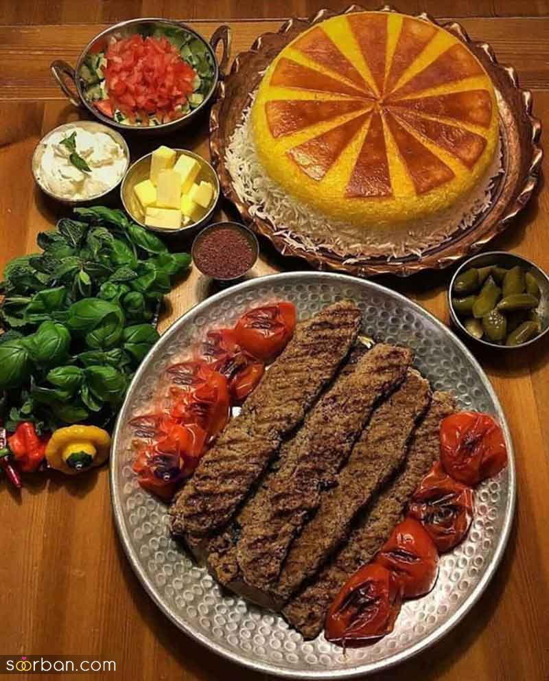 تزیین کباب کوبیده 2025 | ایده‌های لذیذ برای تزئین که مهمان‌هایت را شگفت‌زده خواهد کرد