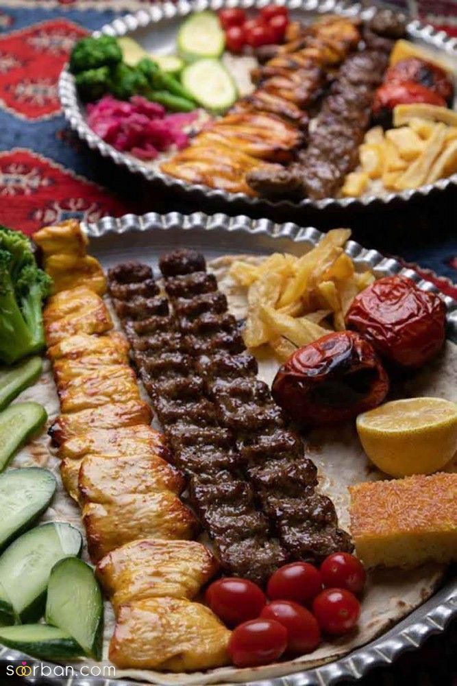 تزیین کباب کوبیده 2025 | ایده‌های لذیذ برای تزئین که مهمان‌هایت را شگفت‌زده خواهد کرد