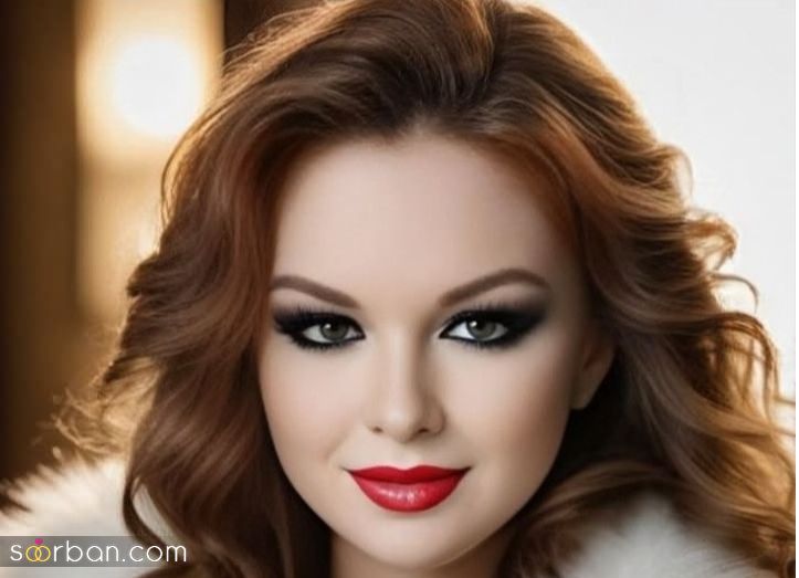 آرایش با رژ قرمز | جدیدترین ایده آرایش جذاب ۲۰۲۵ با رژ لب قرمز