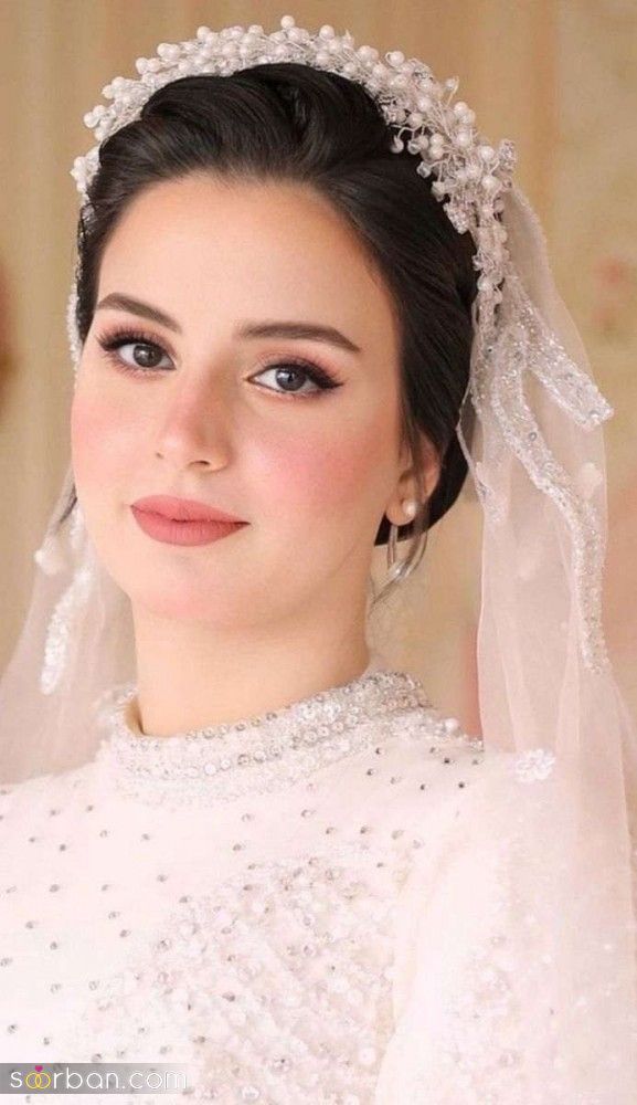 مدل مو عروس با تل | مدل موی بسته و باز عروس با تل 2025؛ روز عقد زیبا و جذاب باشید