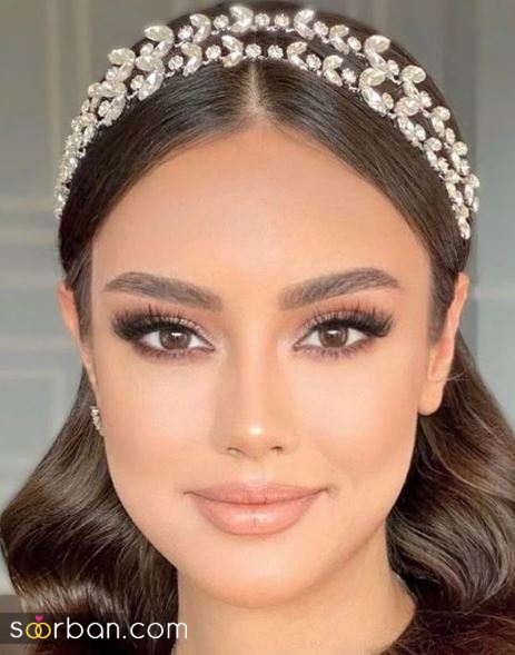 مدل مو عروس با تل | مدل موی بسته و باز عروس با تل 2025؛ روز عقد زیبا و جذاب باشید
