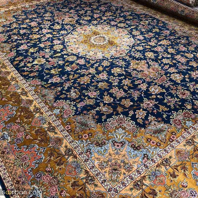 فرش دستباف جهیزیه عروس 2025 | جدیدترین فرش‌های دستباف با طرح‌های زیبا و منحصر به فرد برای جهاز