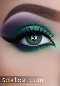آرایش چشم سبز | جدیدترین ایده برای آرایش چشم با رنگ سبز