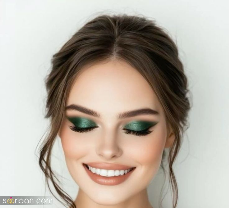 آرایش چشم سبز | جدیدترین ایده برای آرایش چشم با رنگ سبز