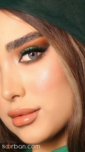 آرایش چشم سبز | جدیدترین ایده برای آرایش چشم با رنگ سبز